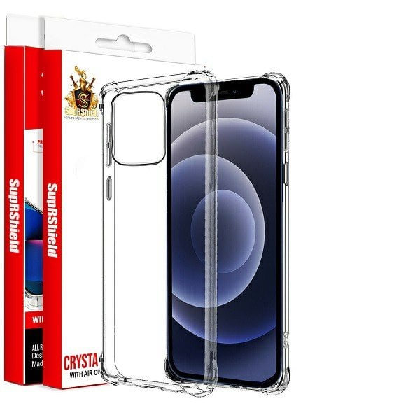 For Apple iPhone 12/ 12 Pro/ 12 Pro Max/ 12 Mini SupRShield Clear Case Shockproof Tough Gel Clear Transparent Air Cushion Cover
