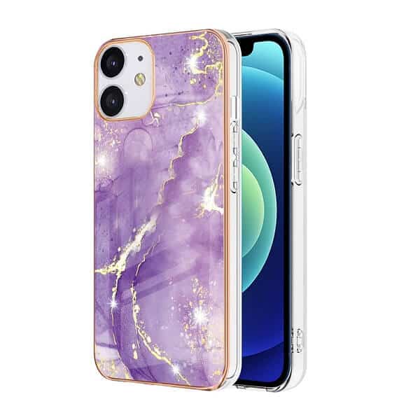 For Apple iPhone 12 /12 Pro/ 12 Pro Max Case Hard back Marble Pattern Slim Design Enhanced Camera and Screen Protection Girls and Women Cover