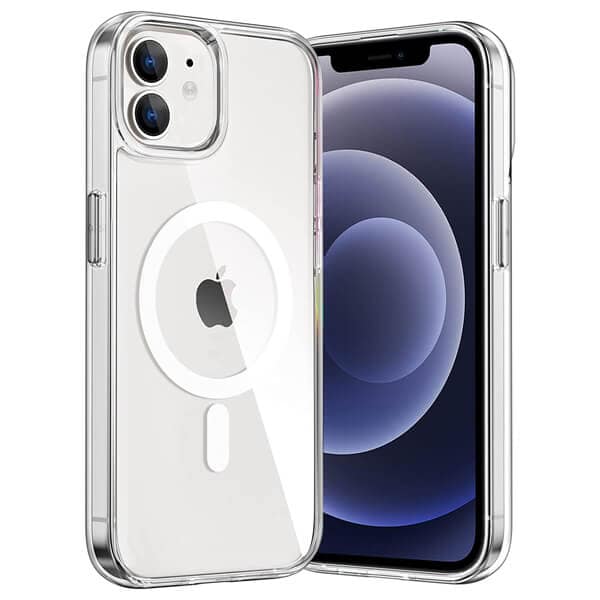 For Apple iPhone 12/ 12 Pro/ 12 Pro Max MagSafe Magnetic Case with HaloLock Shockproof Scratch Resistant Back Clear Protective Cover
