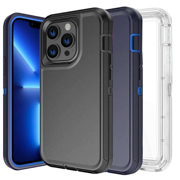 For Apple iPhone 13 13Pro 13 Pro Max Mini Case Drop Resistant Defender Tradies Heavy Duty Rugged Shockproof Tough Cover