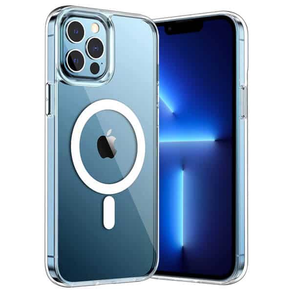 For Apple iPhone 13,13 Pro,13 Pro Max, 13 Mini MagSafe Magnetic Case HaloLock Shockproof Scratch Resistant Back Clear Protective Cover