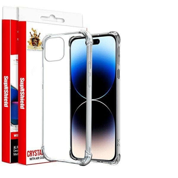 For Apple iPhone 14/14 Pro/14 Pro Max /14 Plus SupRShield Clear Case Shockproof Tough Gel Cushion Heavy Duty Phone Back Cover