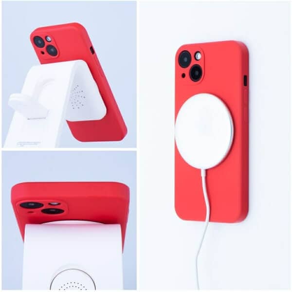 For Apple iPhone 15, 15 Plus, 15 Pro, 15 Pro Max MagSafe Magnetic Silicone Silky Soft Touch Full Protective Anti Scratch Case Cover