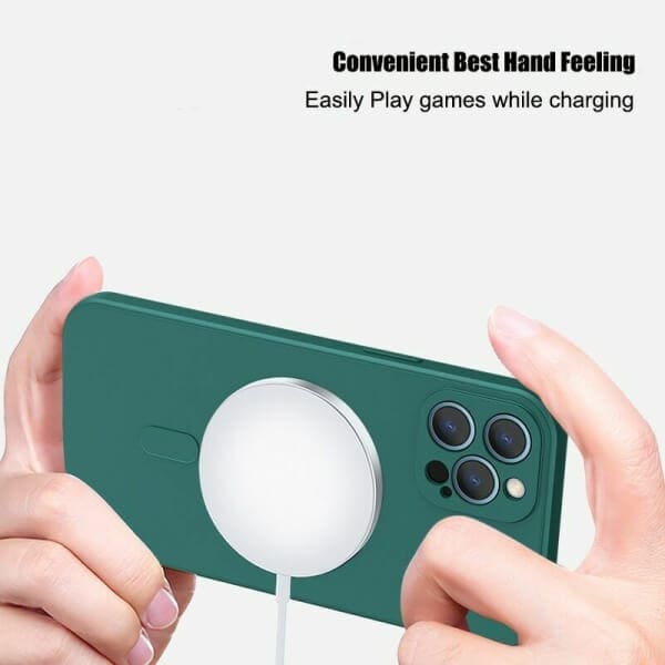 For Apple iPhone 15, 15 Plus, 15 Pro, 15 Pro Max MagSafe Magnetic Silicone Silky Soft Touch Full Protective Anti Scratch Case Cover