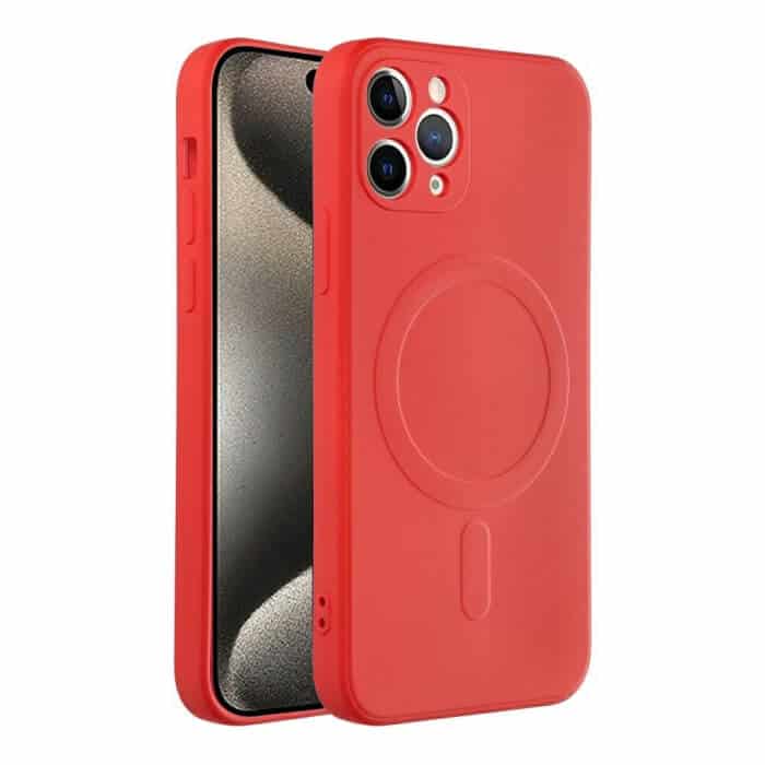 For Apple iPhone 15, 15 Plus, 15 Pro, 15 Pro Max MagSafe Magnetic Silicone Silky Soft Touch Full Protective Anti Scratch Case Cover