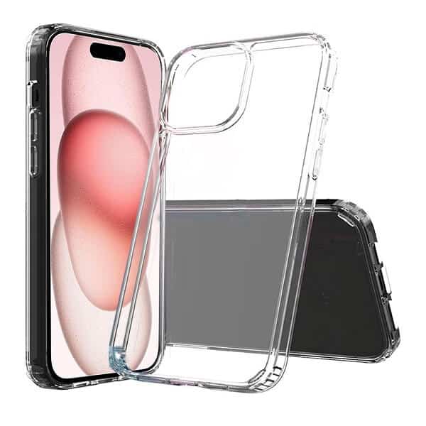 For Apple iPhone 16 /16 Pro / 16 Pro Max / 16 Plus Clear Case Slim With 4 Corners [Shock Absorption] Back Soft Bumper Cover