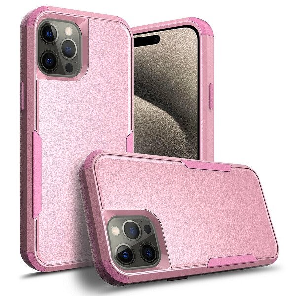 For Apple iPhone 15 Pro 3in1 Case Drop Resistant Defender Tradies Hybrid Armor Heavy Duty Rugged Shockproof Tough Cover (5)