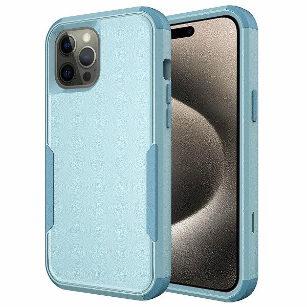 For Apple iPhone 15 Pro 3in1 Case Drop Resistant Defender Tradies Hybrid Armor Heavy Duty Rugged Shockproof Tough Cover (5)
