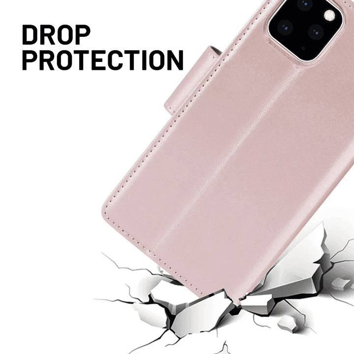 For Apple iPhone 16, 16 Plus, 16 Pro, 16 Pro Max Genuine Hanman 2 in 1 Detachable Magnetic Flip Leather Wallet Cover Case (1)