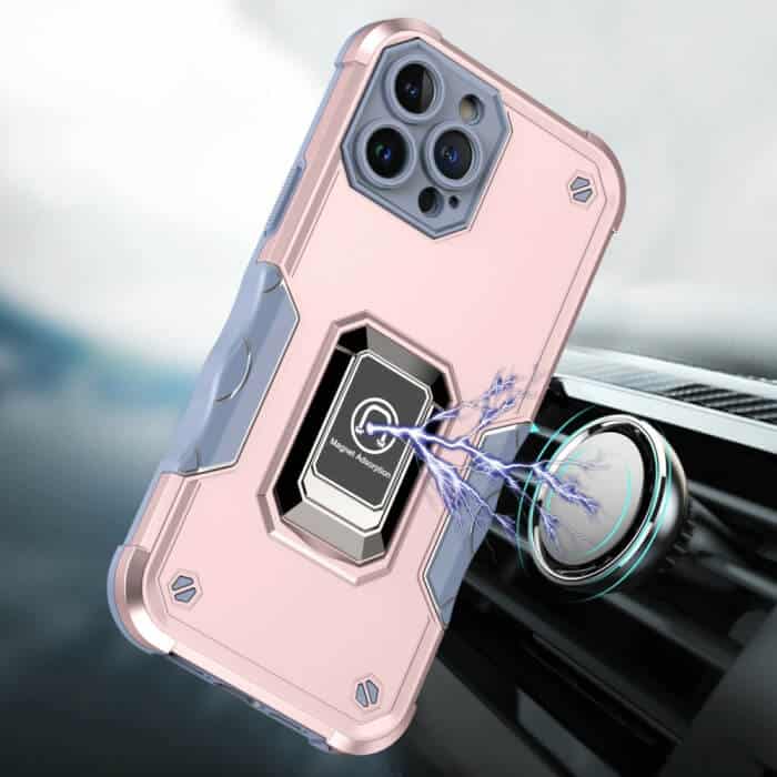 For Apple iPhone 16 16 Pro 16 Pro Max 16 Plus Magnetic Ring Rugged Shockproof Case Heavy Duty Protective Back Cover