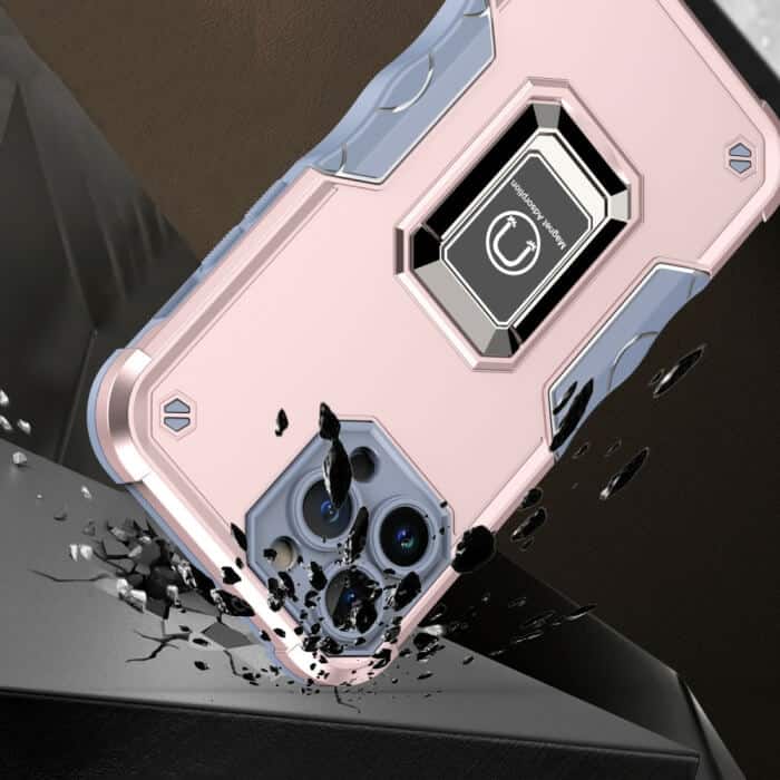 For Apple iPhone 16 16 Pro 16 Pro Max 16 Plus Magnetic Ring Rugged Shockproof Case Heavy Duty Protective Back Cover