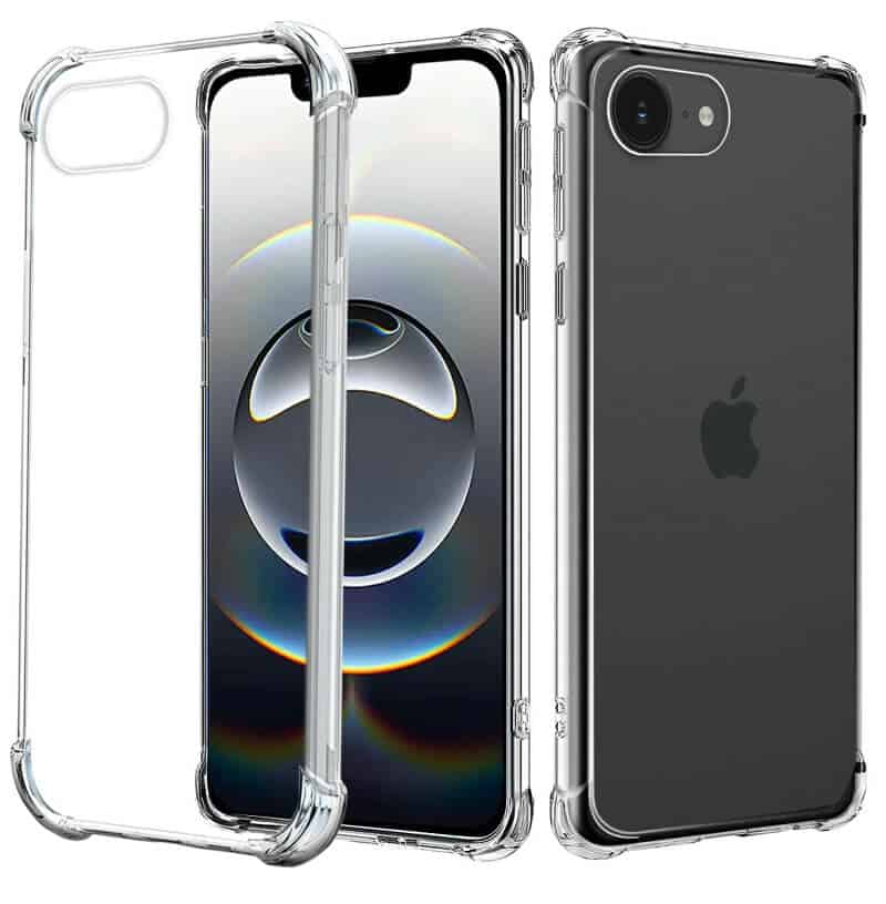 For Apple iPhone 16/16e /16 Pro/ 16 Pro Max /16 Plus SupRShield Clear Case Shockproof Tough Gel Transparent Heavy Duty Phone Back Cover