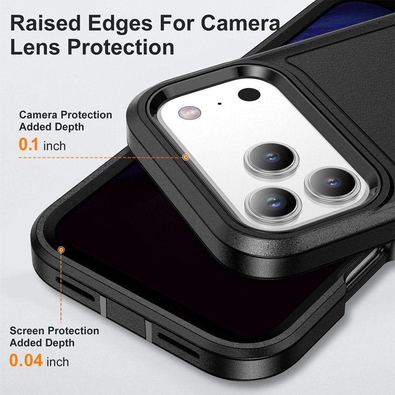 For Apple iPhone 17 17 Air 17 Pro 17 Pro Max Case Drop Resistant Defender Tradies Heavy Duty Rugged Shockproof Tough Cover