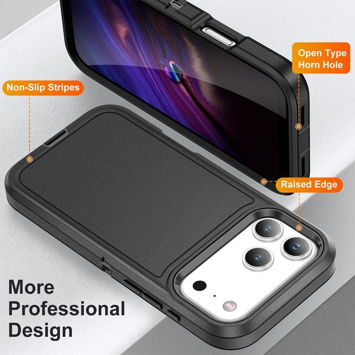 For Apple iPhone 17 17 Air 17 Pro 17 Pro Max Case Drop Resistant Defender Tradies Heavy Duty Rugged Shockproof Tough Cover