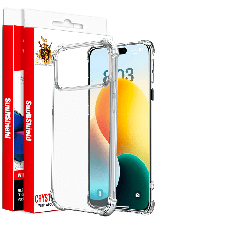 For Apple iPhone 17 | 17 Air | 17 Pro | iPhone 17 Pro Max SupRShield Clear Case Shockproof Tough Gel Transparent Heavy Duty Phone Back Cover
