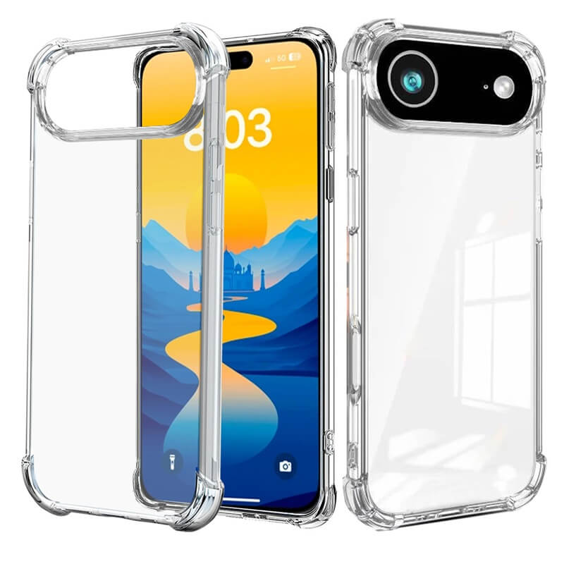 For Apple iPhone 17 | 17 Air | 17 Pro | iPhone 17 Pro Max SupRShield Clear Case Shockproof Tough Gel Transparent Heavy Duty Phone Back Cover