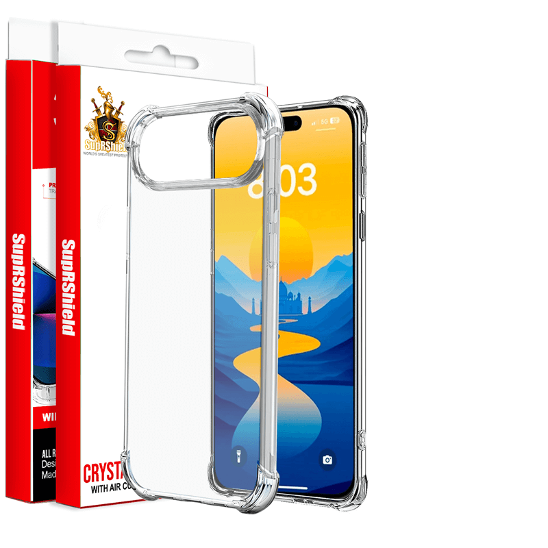 For Apple iPhone 17 | 17 Air | 17 Pro | iPhone 17 Pro Max SupRShield Clear Case Shockproof Tough Gel Transparent Heavy Duty Phone Back Cover