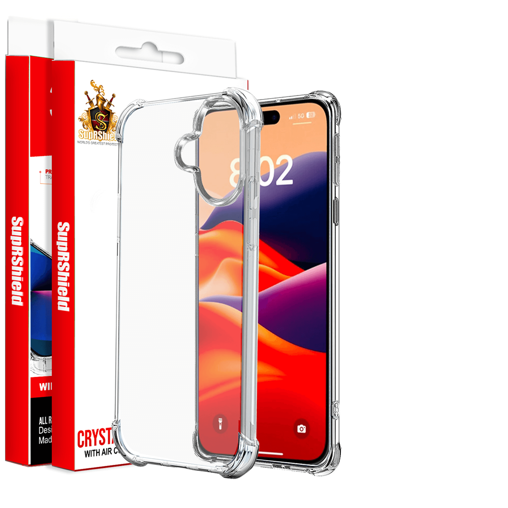 For Apple iPhone 17 | 17 Air | 17 Pro | iPhone 17 Pro Max SupRShield Clear Case Shockproof Tough Gel Transparent Heavy Duty Phone Back Cover