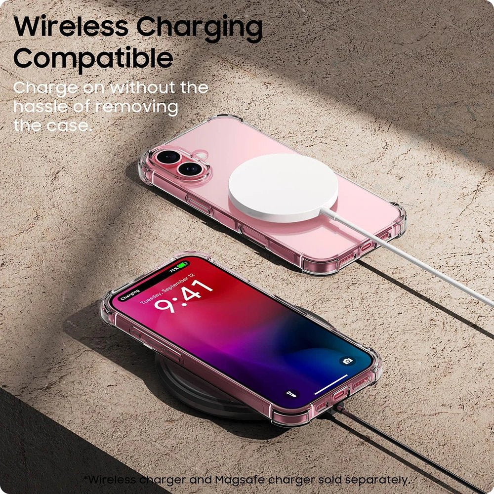 For Apple iPhone 17 | 17 Air | 17 Pro | iPhone 17 Pro Max SupRShield Clear Case Shockproof Tough Gel Transparent Heavy Duty Phone Back Cover
