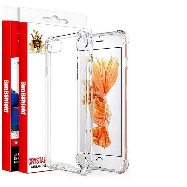 For Apple iPhone 6 Plus 6S Plus SupRShield Clear Case Shockproof Tough Gel Clear Transparent Air Cushion Cover