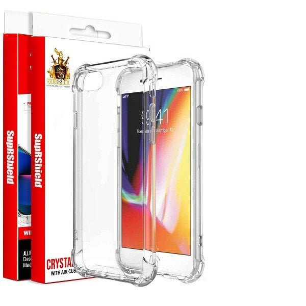 For Apple iPhone SE /7/8 Plus SupRShield Clear Case Shockproof Heavy Duty Gel Air Cushion Cover