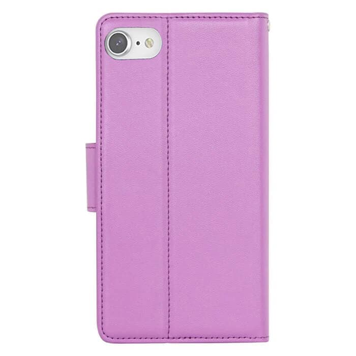 For Apple iPhone 7/8/SE 2020 /SE 2022 Hanman Wallet Case Flip Leather Card Slots Magnetic Stand Cover