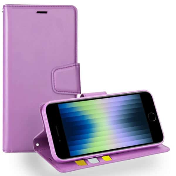 For Apple iPhone 7/8/SE 2020 /SE 2022 Hanman Wallet Case Flip Leather Card Slots Magnetic Stand Cover