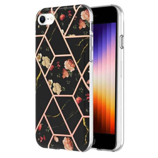For Apple iPhone SE 2022 /2020 /7 /8 Case Marble Pattern Slim Design Enhanced Camera and Screen Protection Cover