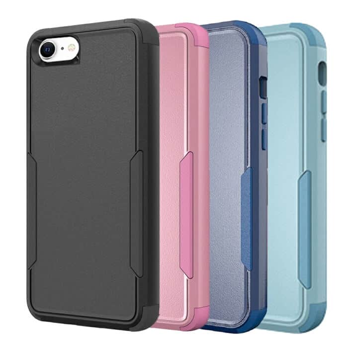 For Apple iPhone SE 2022202087 3in1 Case Drop Resistant Defender Tradies Hybrid Armor Heavy Duty Shockproof Tough Cover