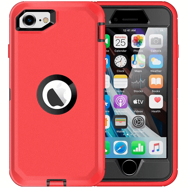 For Apple iPhone SE /7/8 Plus Case Drop Resistant Defender Tradies Heavy Duty Rugged Shockproof Tough Cover