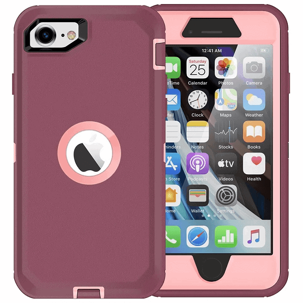 For Apple iPhone SE /7/8 Plus Case Drop Resistant Defender Tradies Heavy Duty Rugged Shockproof Tough Cover