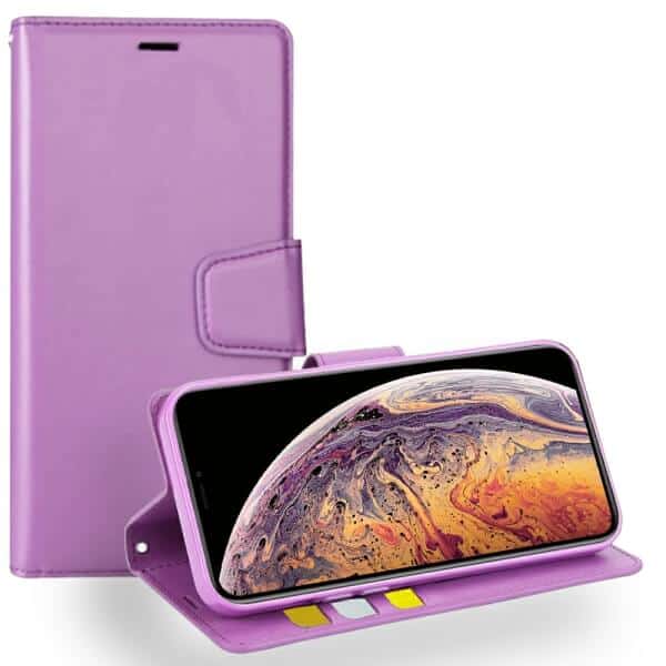 For Apple iPhone X XS Hanman Wallet Case Flip Leather Card Slots Magnetic Stand Cover
