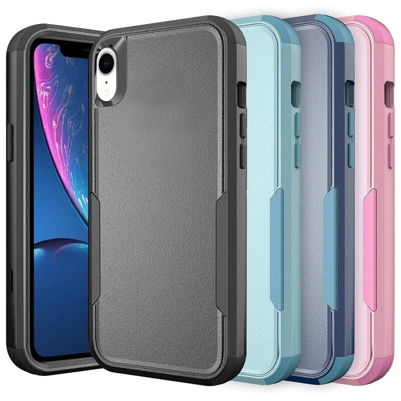 For Apple iPhone X XS XS Max XR 3in1 Case Drop Resistant Defender Tradies Hybrid Armor Heavy Duty Rugged Shockproof Tough Cover