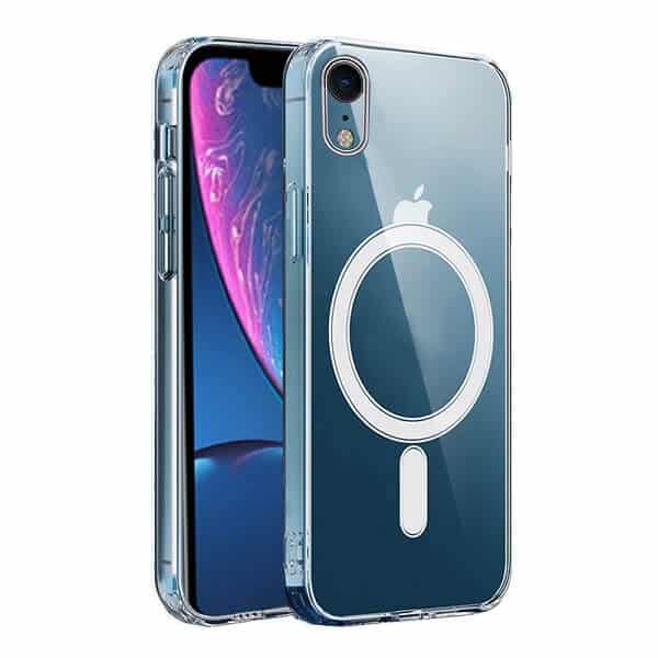 For Apple iPhone X / XS / XR MagSafe Magnetic Case with HaloLock Shockproof Protection Scratch Resistant Back Clear Protective Cover