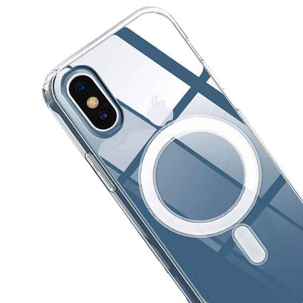 For Apple iPhone XS Max MagSafe Magnetic Case with HaloLock Shockproof Military Grade Protection Scratch Resistant Back Clear Protective Cover (6)