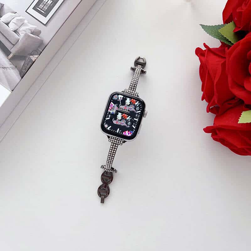 For Apple iWatch Bling Rhinestones 38 40 41 42 44 45 49mm Bracelet Strap Wristband