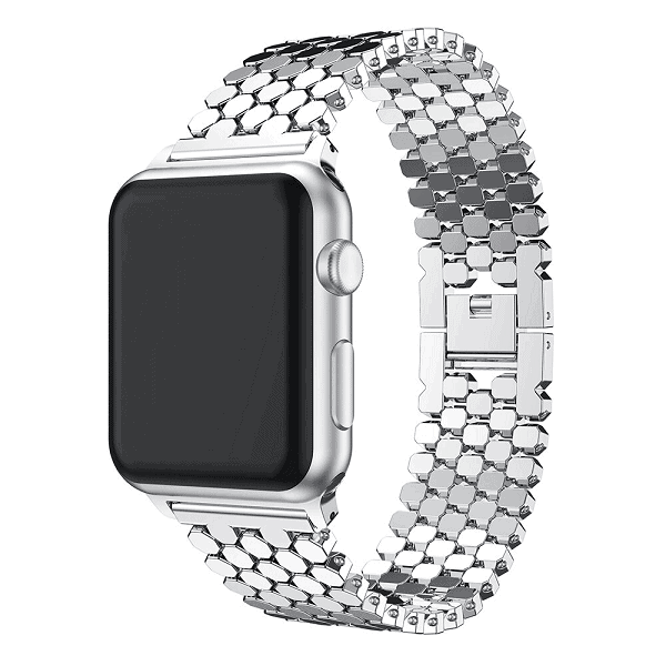 Stainless Steel Link Wristband For Apple Watch Series 10/9 /8 /7 /Ultra 2 Strap Loop 41 /45 /49mm