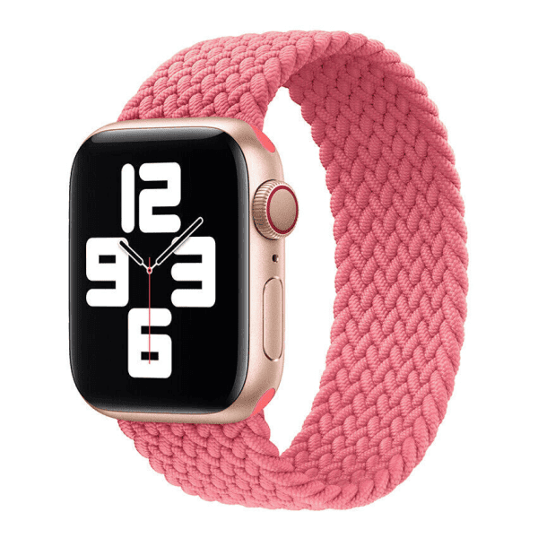 For Apple iWatch Stretchy Braided Loop 38/ 40/ 41/ 42/ 44/ 45mm Nylon Fabric Strap Wristband
