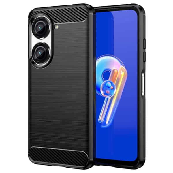 For Asus Zenfone 9 Case Shockproof Heavy Duty Rugged Anti Knock Back Cover (Black)