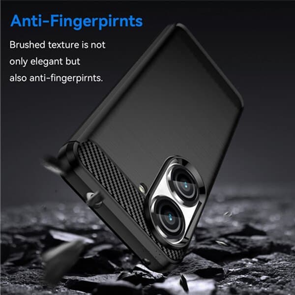 For Asus Zenfone 9 Case Shockproof Heavy Duty Rugged Anti Knock Back Cover (Black)