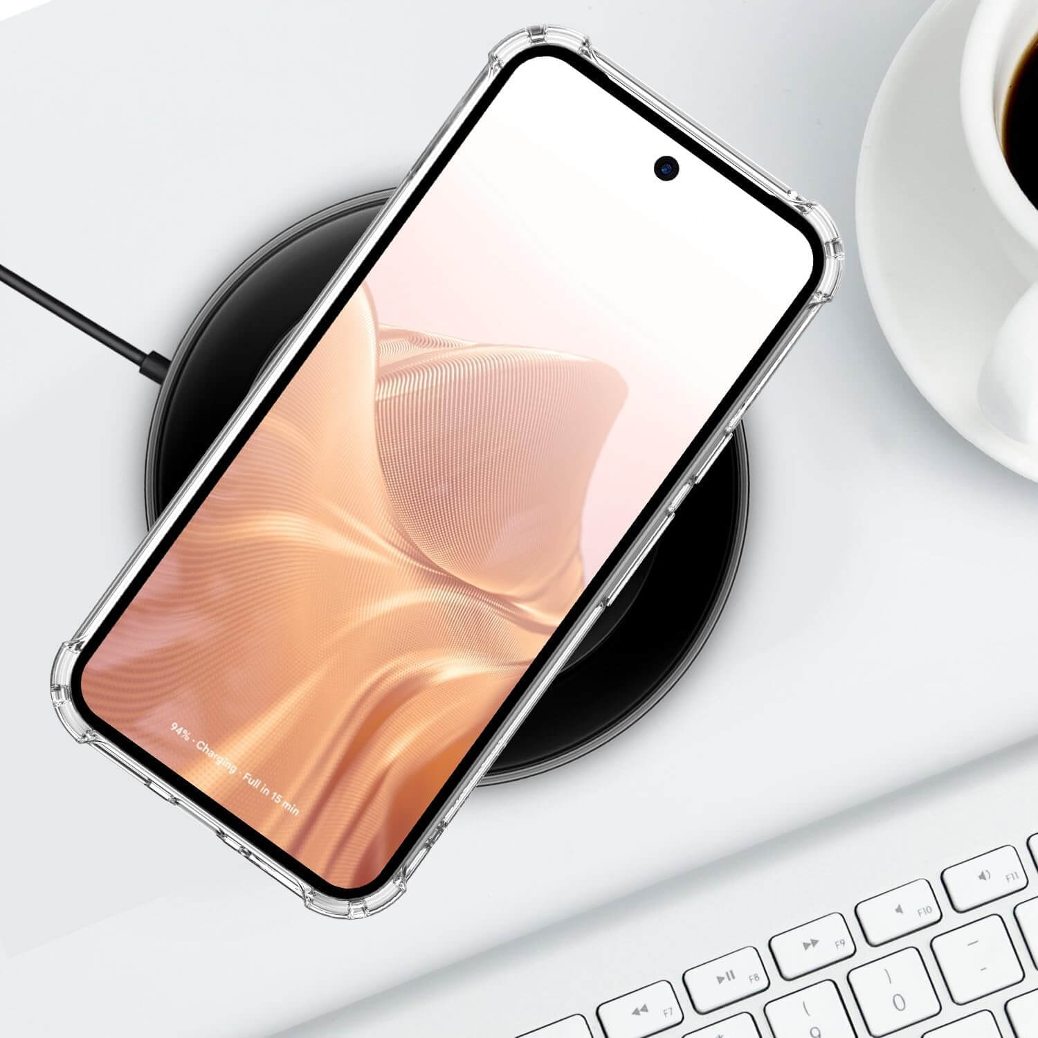 For Google Pixel 10/10 Pro/10 Pro XL 5G SupRShield Clear Case Shockproof Tough Gel Clear Transparent Air Cushion Cover (Transparent)