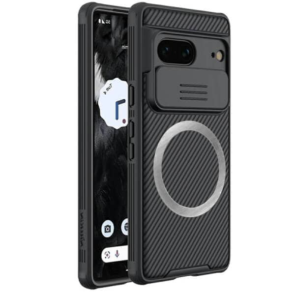For Google Pixel 7 | 7A | 7 Pro [Support Magsafe Charger] Nillkin CamShield With Camera Protection Slim Magnetic Shockproof Heavy Duty Cover