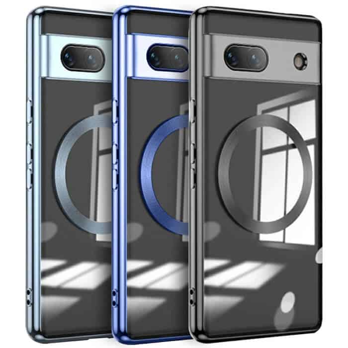 For Google Pixel 88Pro7A MagSafe Magnetic Case HaloLock Shockproof Scratch Resistant Back Clear Protective Cover