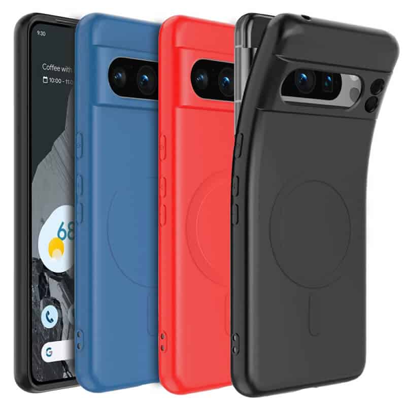 For Google Pixel 8Pixel 8A Pixel 8 Pro Liquid Silicone Silky Soft Touch Full Protective Anti Scratch Cover with Microfiber Lining Back Case