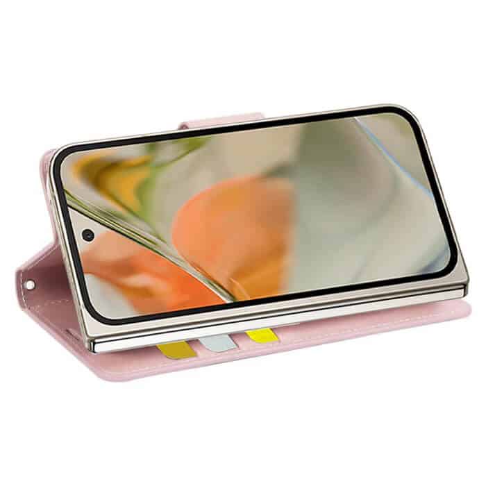 For Google Pixel 9 Pro Fold 5G Hanman Wallet Case Flip Leather Card Slots Magnetic Stand Cover