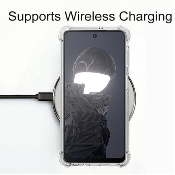 For HMD Fusion SupRShield Heavy Duty Soft Tough Gel Transparent Air Cushion Shockproof Back Cover