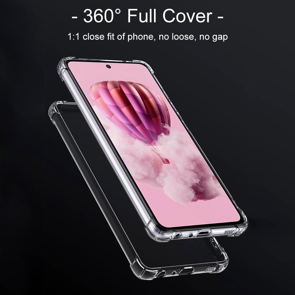 For HMD Skyline SupRShield Heavy Duty Soft Tough Gel Transparent Air Cushion Shockproof Back Cover