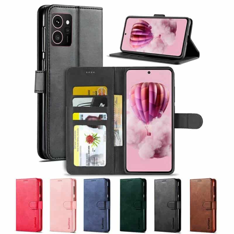 For HMD Skyline SupRShield Wallet Leather Card Holder Flip Shockproof Magnetic Case Cover