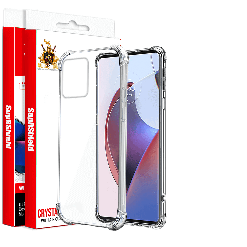 For Motorola Edge 30 Ultra SupRShield Heavy Clear Case Shockproof Duty Soft Tough Gel Transparent Air Cushion Bumper Phone Back Cover