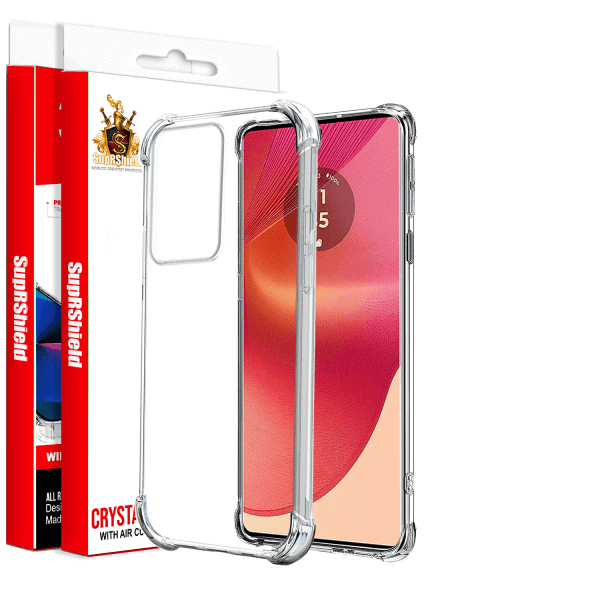 For Motorola Moto Edge 50 Pro & Edge 50 Fusion SupRShield Case Clear Heavy Duty Shockproof Tough Gel Clear Air Cushion Cover